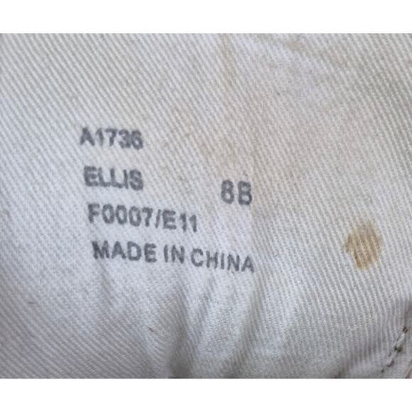 Coach Signature & Leather Ellis Khaki / White High Top Sneakers 8 - Picture 7 of 8